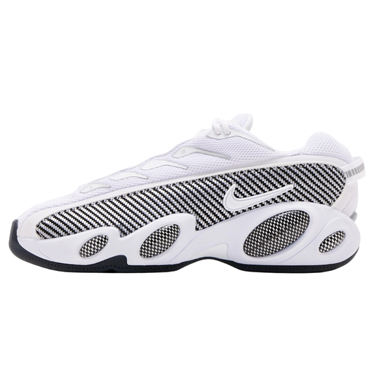 Sleek White Black Athletic Sneakers