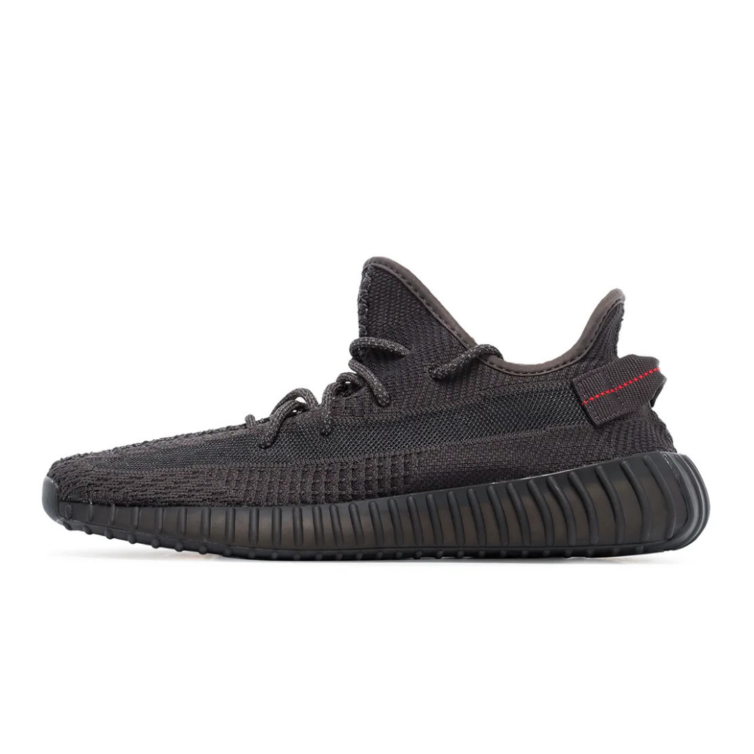 Black Static Knit Sneakers