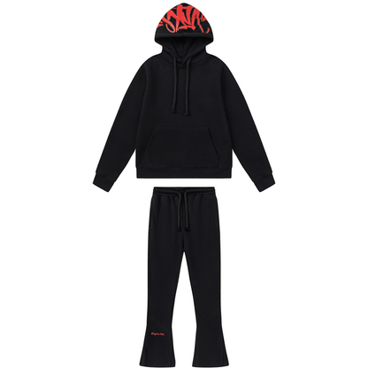 Syna Black Red Tracksuit